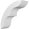 Ekena Millwork 3-in. W x 8-in. D x 8-in. H Ozark Architectural Grade PVC Knee Brace BRCP03X08X08OZK - alternate 1
